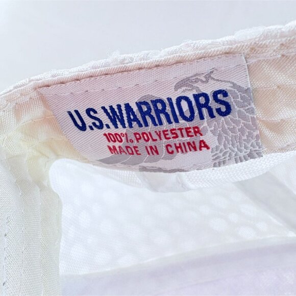 U S Navy Retired 3D Embroidered White Mesh Strapback Baseball Cap Hat New - Picture 7 of 7